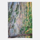 Paul Cezanne - Mont Sainte-Victoire en Large Pine Theedoek (Verticaal)