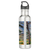 Paul Cezanne - Mont Sainte-Victoire en Large Pine Waterfles (Achterkant)