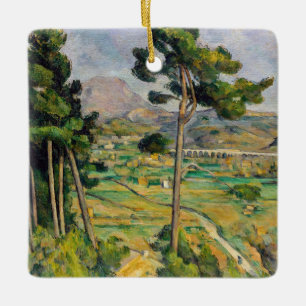 Paul Cezanne - Mont Sainte-Victoire en Viaduct Keramisch Ornament