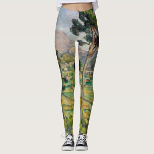 Paul Cezanne - Mont Sainte-Victoire en Viaduct Leggings