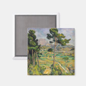 Paul Cezanne - Mont Sainte-Victoire en Viaduct Magneet (Voorkant / Achterkant)