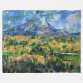 Paul Cezanne - Mont Sainte-Victoire Fleece Deken (Voorkant (Horizontaal))