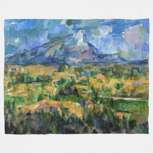 Paul Cezanne - Mont Sainte-Victoire Fleece Deken (Voorkant (Horizontaal))