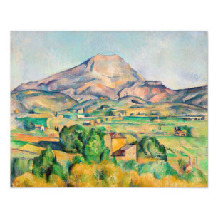Paul Cezanne - Mont Sainte-Victoire Foto Afdruk