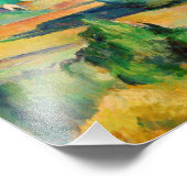 Paul Cezanne - Mont Sainte-Victoire Foto Afdruk (Hoek)