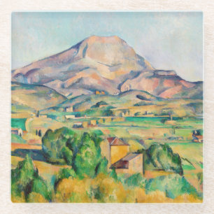 Paul Cezanne - Mont Sainte-Victoire Glazen Onderzetter