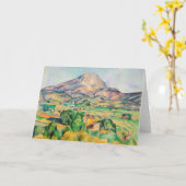Paul Cezanne - Mont Sainte-Victoire Kaart (Gele Bloem)