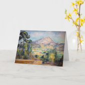 Paul Cezanne - Mont Sainte-Victoire Kaart (Gele Bloem)