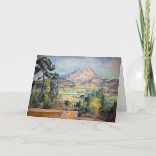 Paul Cezanne - Mont Sainte-Victoire Kaart (Voorkant)