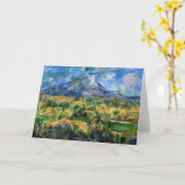 Paul Cezanne - Mont Sainte-Victoire Kaart (Gele Bloem)