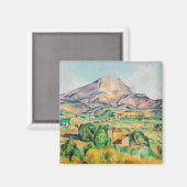 Paul Cezanne - Mont Sainte-Victoire Magneet (Voorkant / Achterkant)
