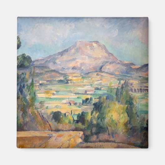 Paul Cezanne - Mont Sainte-Victoire Magneet (Voorkant)