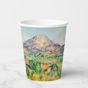 Paul Cezanne - Mont Sainte-Victoire Papieren Bekers