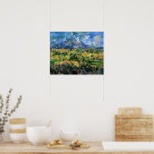 Paul Cezanne - Mont Sainte-Victoire Poster (Keuken)