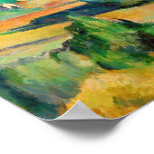 Paul Cezanne - Mont Sainte-Victoire Poster (Hoek)