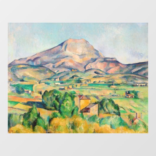 Paul Cezanne - Mont Sainte-Victoire Raamsticker (Vel)