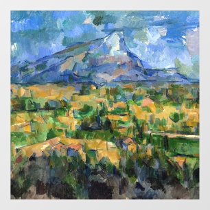 Paul Cezanne - Mont Sainte-Victoire Raamsticker
