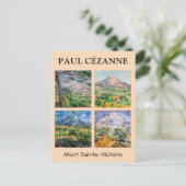 Paul Cezanne  - Mont Sainte-Victoire Selectie Briefkaart (Staand voorkant)