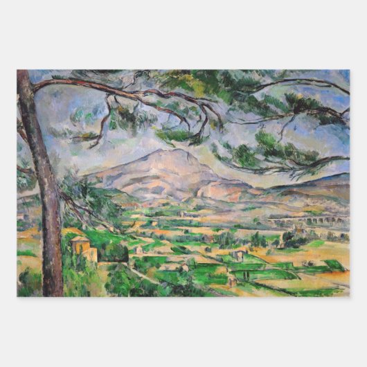 Paul Cezanne - Mont Sainte-Victoire-selectie Inpakpapier Vel (Voorkant)
