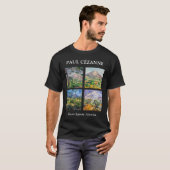 Paul Cezanne - Mont Sainte-Victoire-selectie T-shirt (Voorkant volledig)