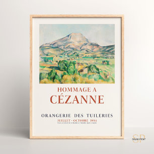 Paul Cézanne Mont Sainte-Victoire Serene Landschap Poster