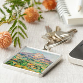 Paul Cezanne - Mont Sainte-Victoire Sleutelhanger (Zijkant)