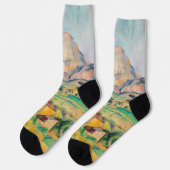 Paul Cezanne - Mont Sainte-Victoire Sokken (Links)