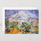 Paul Cezanne - Mont Sainte-Victoire, Tholonet Road Bedankkaart (Voorkant / Achterkant)