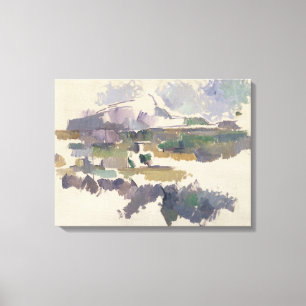 Paul Cezanne   Montagne Sainte-Victoire, 1904-05 Canvas Afdruk
