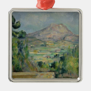 Paul Cezanne Montagne Sainte-Victoire, c.1887-90 Metalen Ornament