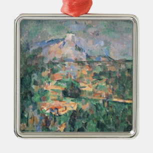 Paul Cezanne Montagne Sainte-Victoire uit Lauve Metalen Ornament
