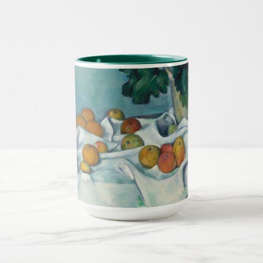 Paul Cezanne | Nog steeds leven met appels en een Mok (Midden)