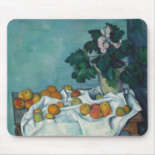 Paul Cezanne Nog steeds leven met appels en een Muismat