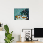 Paul Cezanne | Nog steeds leven met appels en een  Poster (Thuiskantoor)