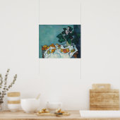 Paul Cezanne | Nog steeds leven met appels en een  Poster (Keuken)