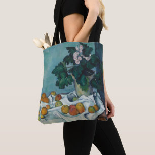 Paul Cezanne   Nog steeds leven met appels en een  Tote Bag