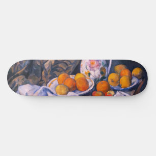Paul Cezanne - Nog steeds leven met een gordijn Skateboard