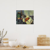 Paul Cezanne, nog steeds leven met fruit Poster (Keuken)