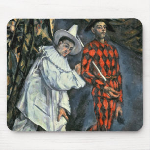 Paul Cezanne Pierrot en Harlequin , 1888 Muismat
