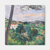Paul Cezanne - Pijnboom in Estaque Magneet (Voorkant)
