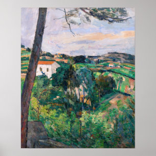 Paul Cezanne - Pijnboom in Estaque Poster