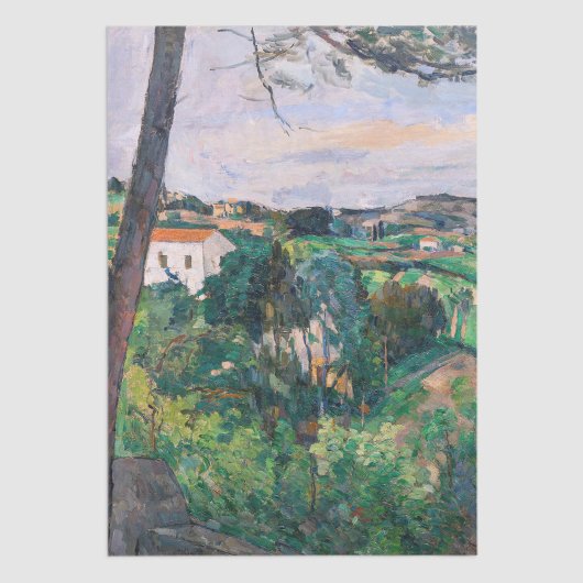 Paul Cezanne - Pijnboom in Estaque Tissuepapier