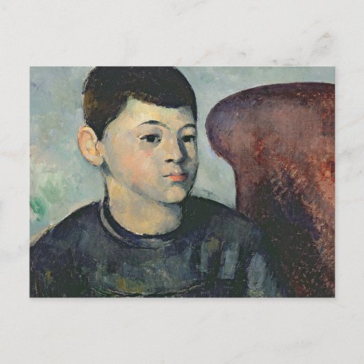 Paul Cezanne | Portret van de zoon van de kunstena Briefkaart (Voorkant)