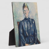 Paul Cezanne | Portret van Madame Cezanne, c.1890 Fotoplaat (Zijkant)