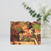Paul Cezanne schilderij, Landschap van Auvers Briefkaart (Staand voorkant)