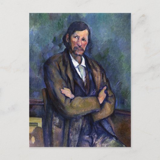 Paul Cezanne - Self Portrait Briefkaart (Voorkant)