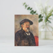 Paul Cezanne-Self-Portrait met Beret Briefkaart (Staand voorkant)