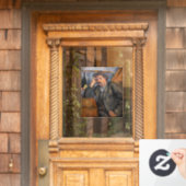 Paul Cezanne - Smoker Raamsticker (Huis Deur)