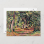 Paul Cezanne | Sous-bois 1890-94 Briefkaart (Voorkant / Achterkant)