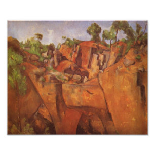 Paul Cezanne Steinbruch Bibemus Foto Afdruk